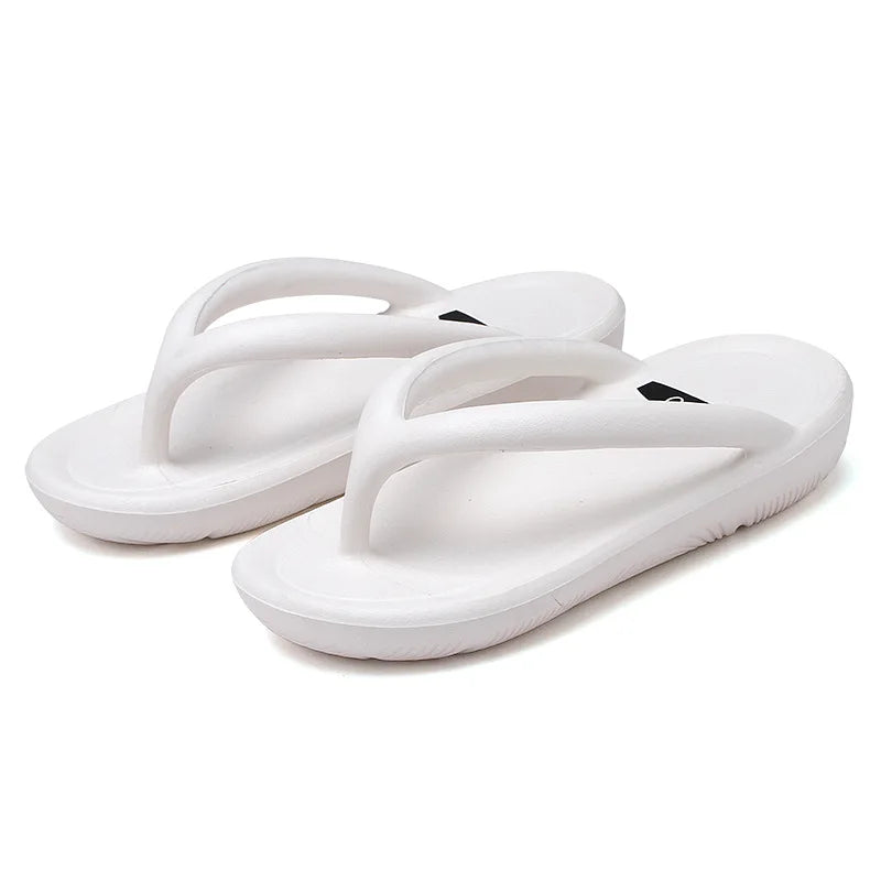Women's Fashion Beach for Slippers Comfortable Non-Slip Chunky Slide Summer Flip-Flops in Slid Colors-Drop Shipping Wholesale