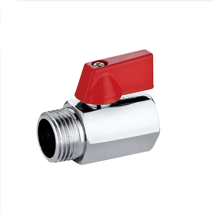 Zhejiang Kaibeili OEM 1/4" Female BSP X 1/4" Male BSP Brass Water Mini Ball Valve