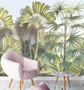 Modern Living Room Tropical Floral Design Natural Scenery Abstract Luxury Floral 3D Wall Mural Wallpaper