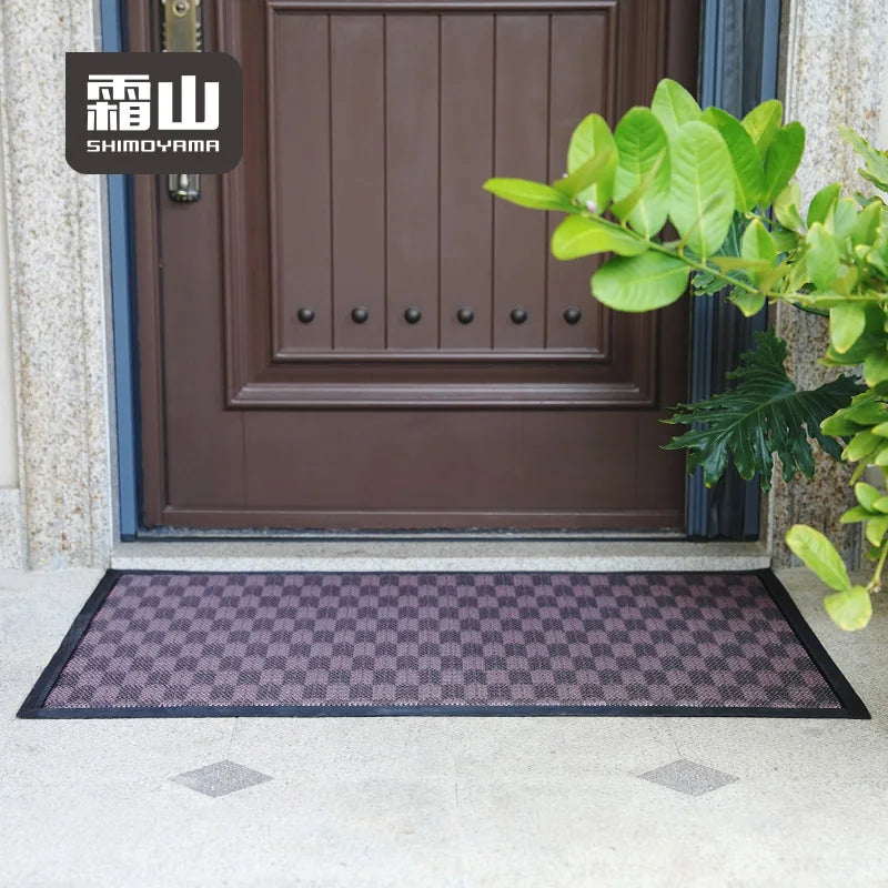 SHIMOYAMA Non+slip TPE Mat Reduce Shoe Dust Soft Rebound Entry Door Mat Entrance Door Mat