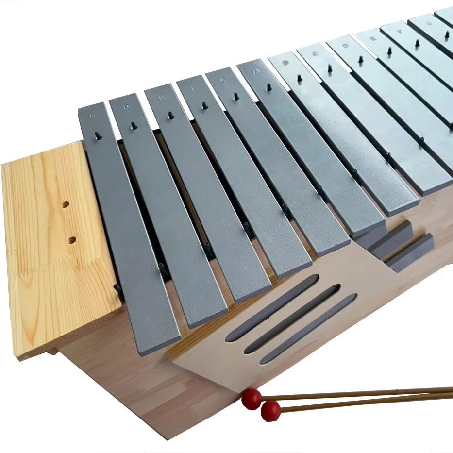 2023 Percussion Instrument 16 Tone Montessori Glockenspiel Xylophone for Kids Mahogany Xylophone