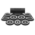 Musical Roll up Drum Kit Electronic Musical Log Percussion Pad  Electronic Drums Musical Instrument