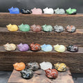 Wholesale Price Natural Gemstone Healing Crystal Sleeping Cat Stones Crafts Afghan Green Jade Crystal Animals for Decorations