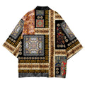 Retro Ethnic Pattern Summer Loose Japanese Fashion Kimono Streetwear Cardigan Robe Women Men Haori Top Yukata Polyester Half
