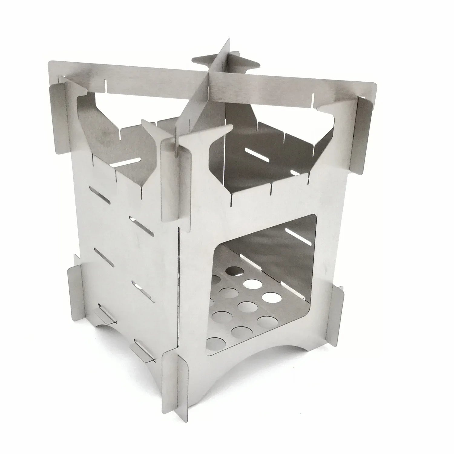 Cheap Outdoor Mini Small Ultralight Folding Portable Stainless Steel Picnic Wood Burning Camping Wood Stove for Cooking Sale