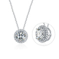 Abiding Jewelry Factory OEM/ODM 925 Sterling Silver Rhodium Plated Jewellery Custom Real VVS Moissanite Pendant