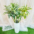 Yanshi Small Golden Edge Rich Green Branches 75 cm Artificial Small Green Plants DIY Bonsai Making Materials for Home Decoration