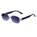 DOISYER Fashion Metal Frame Sunglasses UV400 Small Rectangle Eyewear Punk Sun Glasses for Men and Women Pilot Style