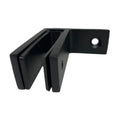 Condibe Glass Fence Wall Mounting Glass to Glass Black Corner Connector