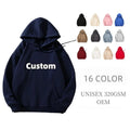 Custom logo Unisex Designer Embroidery Plain Men Pullover Tracksuits Customize Hoodie