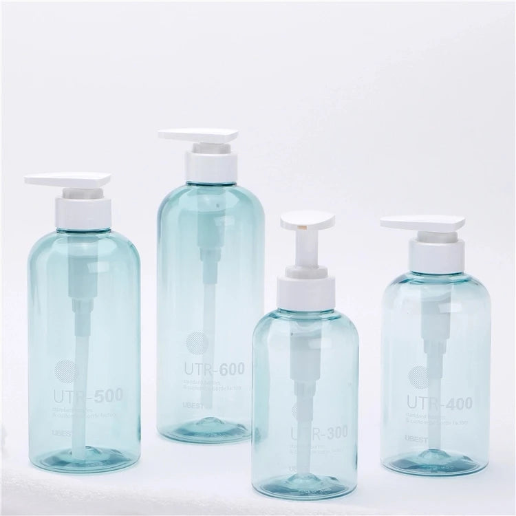PET Empty Lotion Pump Bottle 250ML 300ML 400ML 500ml Plastic Shampoo Body Wash   Hair Conditioner Package Bottle