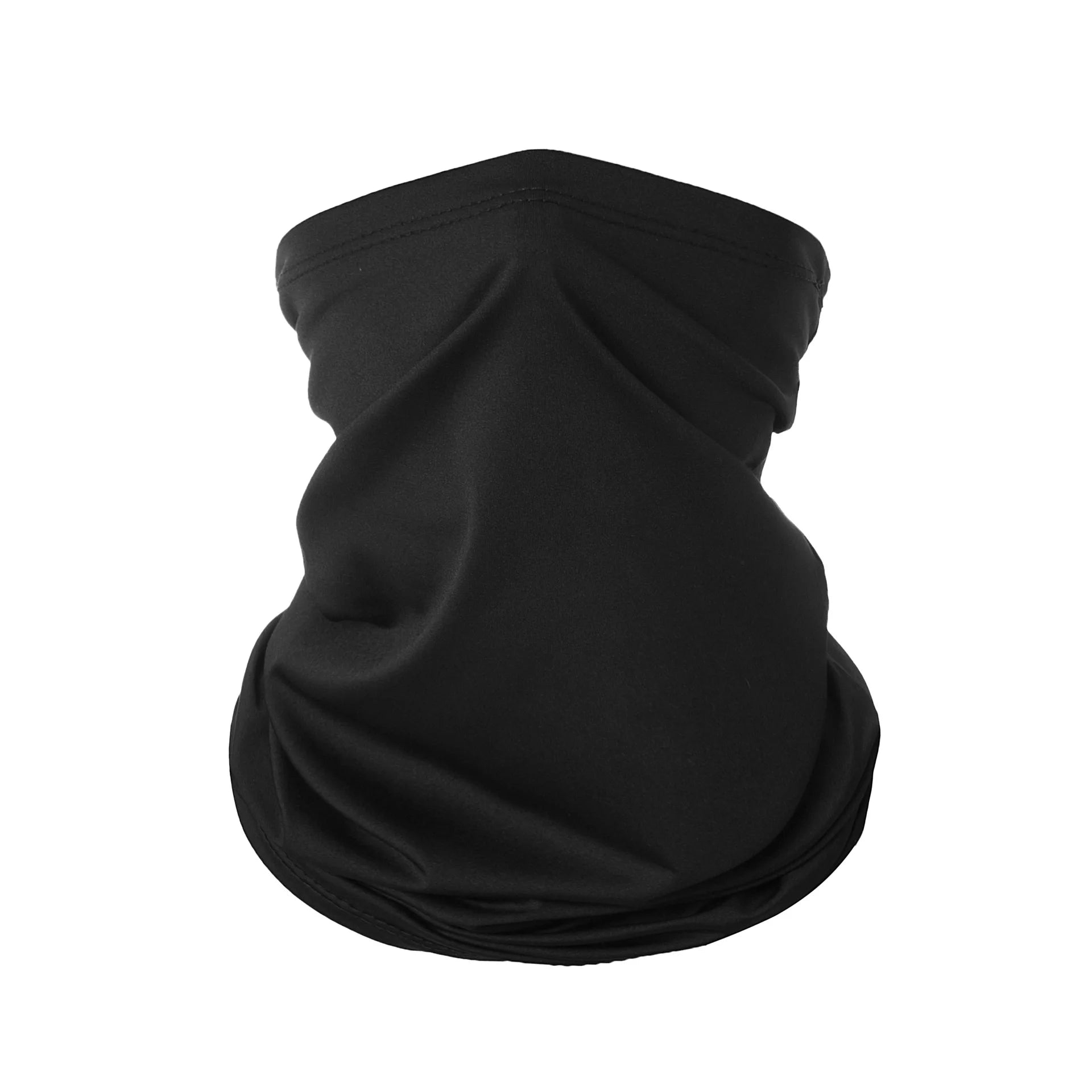 Custom Multifunctional Adult Outdoor Neck Gaiter Magic Seamless Polyester Bandana with Solid Velvet Pattern for Summer