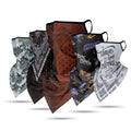 ZRCE Stock Outdoor Sports Face Shield Bandana Triangular Ear Loops Breathable Multifunction European-American Style Polyester