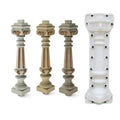 2023 New Design Precast Plastic Decorative Cowpea Shape Concrete Baluster Mold for Sale