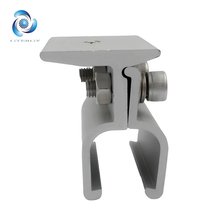 Non-Penetrating Tin Roof Clip Lock Aluminum Metal Roof 406 700 Clamp for Klip Lok Solar Mounting System