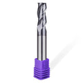 Customizable ODM/OEM Solid Carbide 3-Flute TiAIN Coated 35-Degree Helix HRC60 Corner Radius End Mills CNC Milling Tools