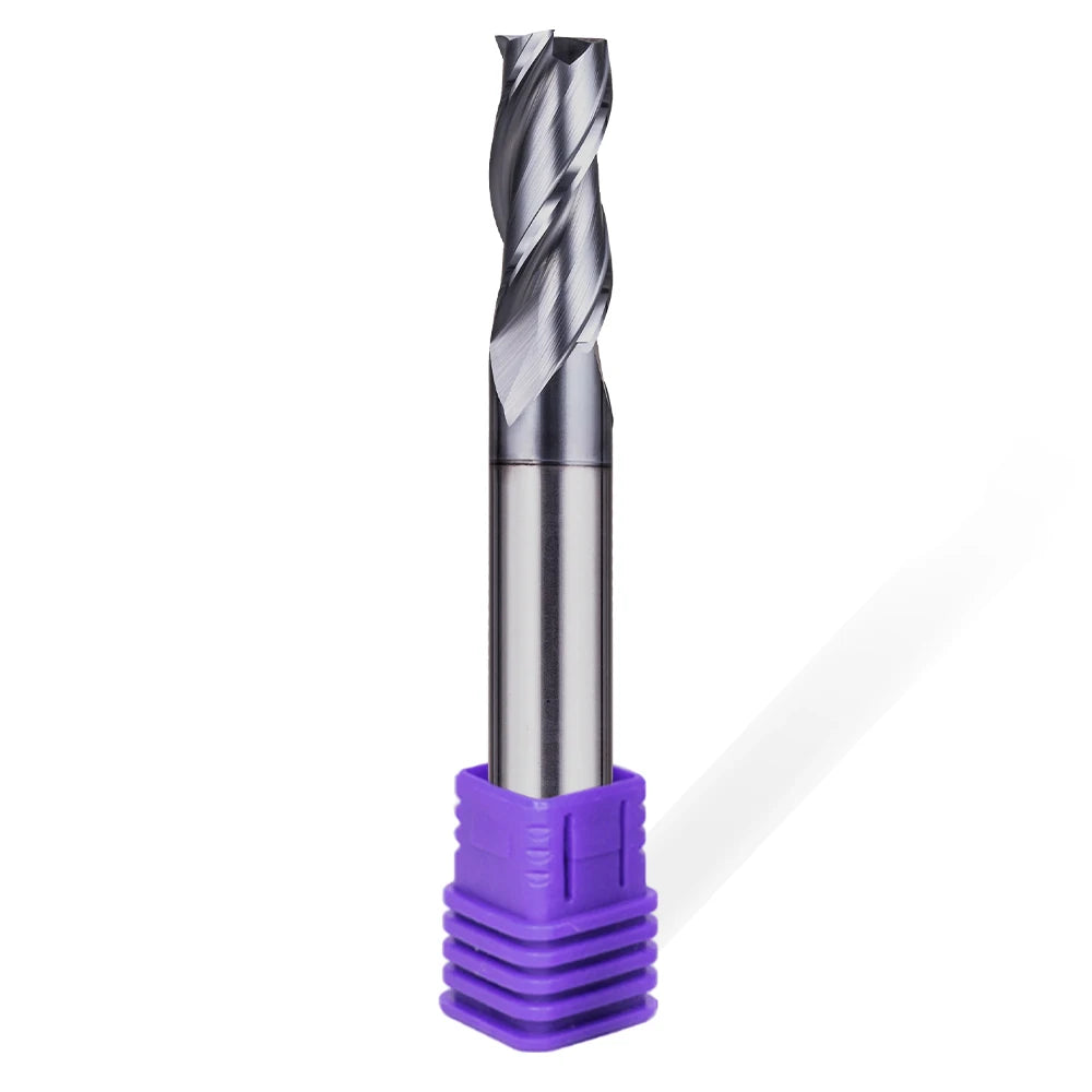 Customizable ODM/OEM Solid Carbide 3-Flute TiAIN Coated 35-Degree Helix HRC60 Corner Radius End Mills CNC Milling Tools