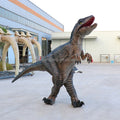 Zigong Life Size Lifelike Adult Robotic raptor Real Walking Realistic Animatronic Dinosaur Costume Rental Velociraptor MegaBDM