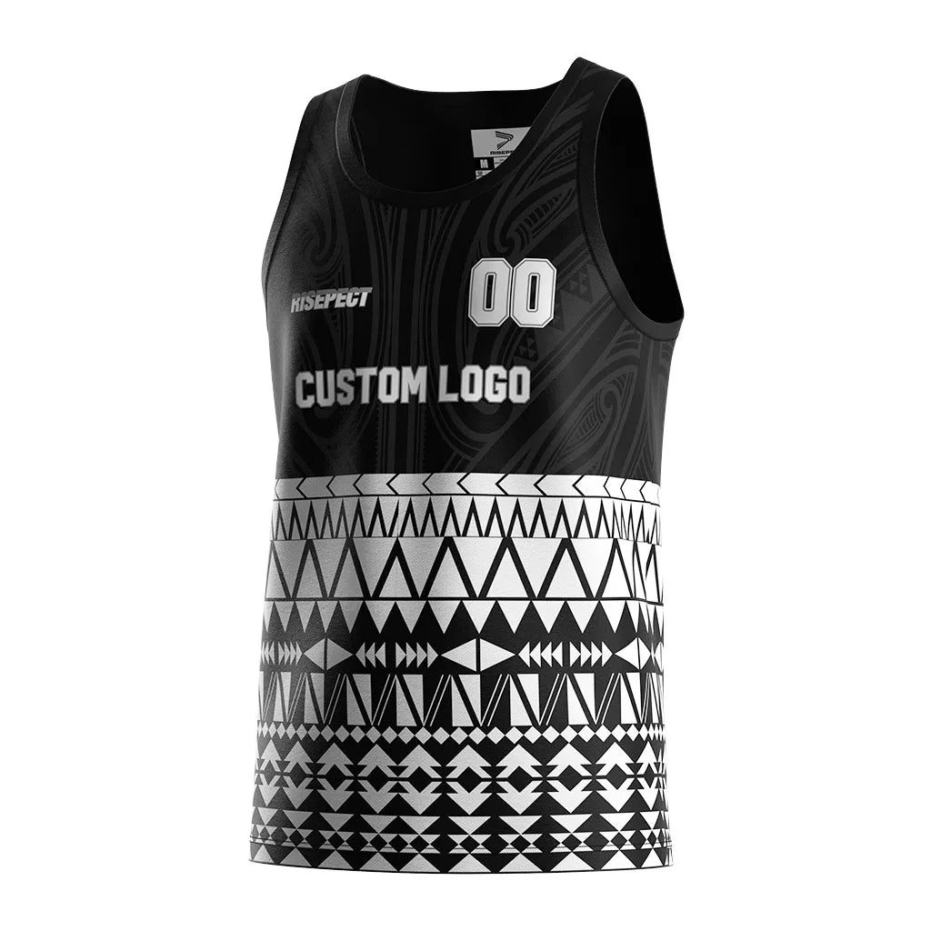 Fashion Sublimation Tank Tops Bodybuilding Workout Sleeveless Panelled Shirt Union Jersey Made of Rugby T-Shirt