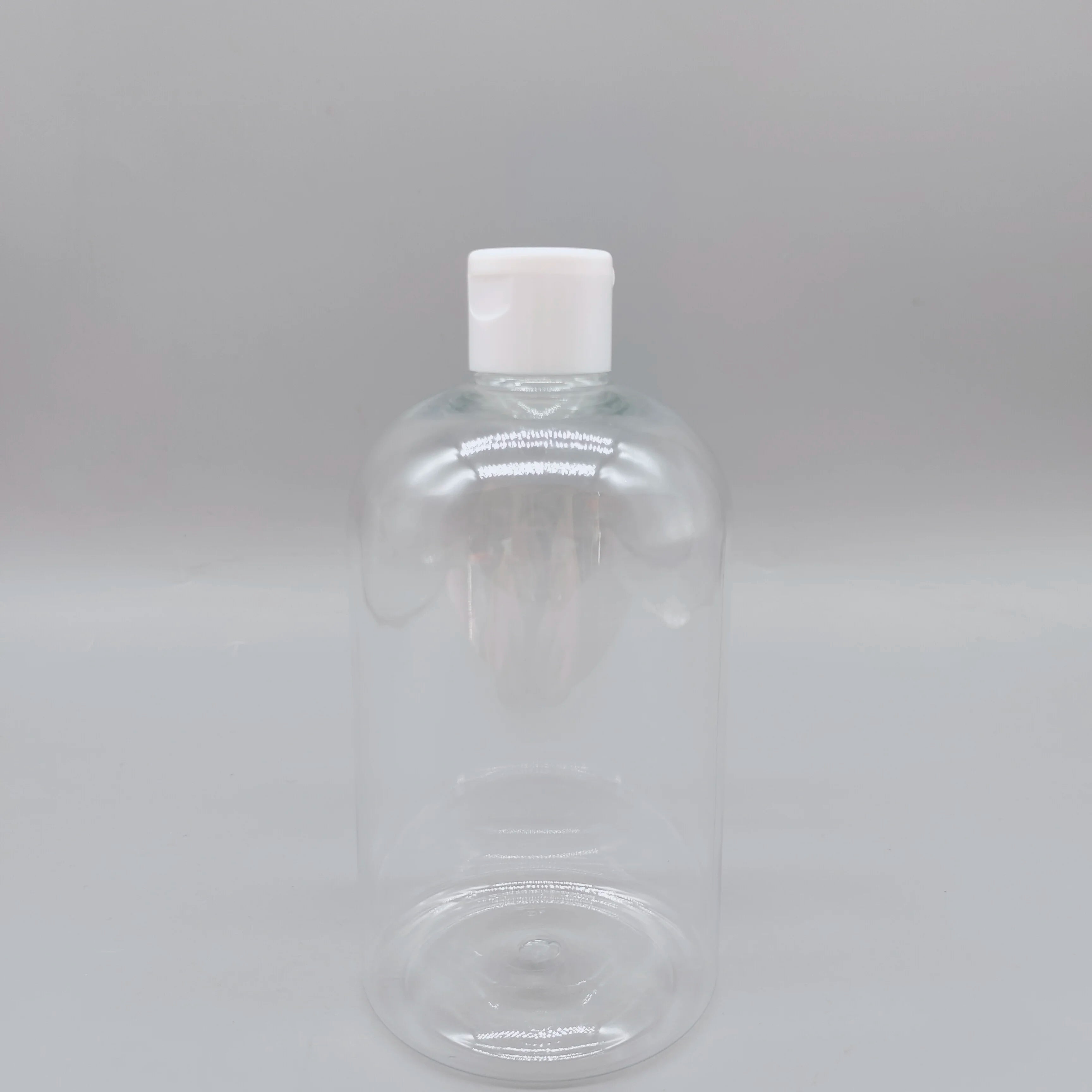 Customized Healthy Cosmetics Cleansing Liquid Makeup Remover Toner Shampoo Lotion Unique Shape 500ml Transparent Plastic Bottles