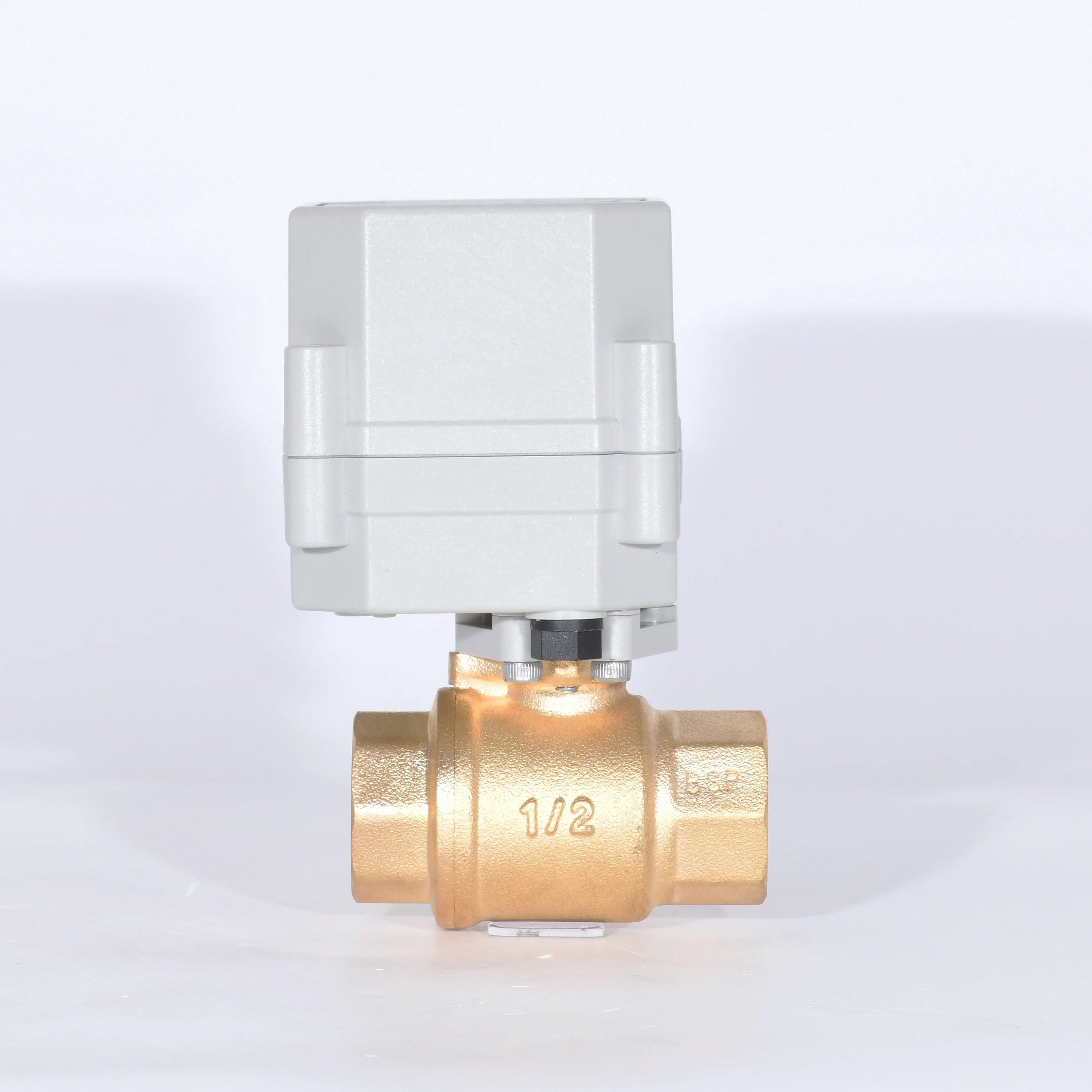 Mini A20-T15-B2-C 2-way DN15 1/2" 12v Brass Motorized Gas Ball  Valve