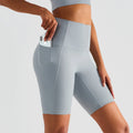 Arc-shaped Pocket Design Yoga Sports Shorts Customizable Private logo Hip Lift Shorts Women's