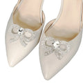 Wholesale Custom High-Grade Bridal Shoes Decor Crystal Flower Rhinestone Shoe Buckles Clips Metal Material