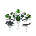 Temporary Tattoo Stickers Face Jewel Festival Crystals for Parties and Festivals