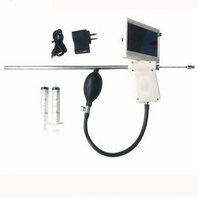 Veterinary Artificial Insemination Gun Stainless Steel Animal Semen Injection Syringe AI Dog Artificial Insemination Gun