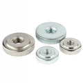 M2-M10 Factory Direct Sale High Precision Steel Galvanized Flat Head Hand Nut Knurled Nut