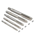 10-Piece HSS-Co M35 Cobalt Tapping Set - Ultra-Durable Metric Screw Taps M1-M12 for Heavy-Duty Industrial Machining