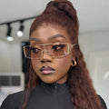 2025 Unisex Fashion Square Sunglasses Luxurious Metal Frames UV400 Protection Windproof Design Light Weight Comfortable Lenses