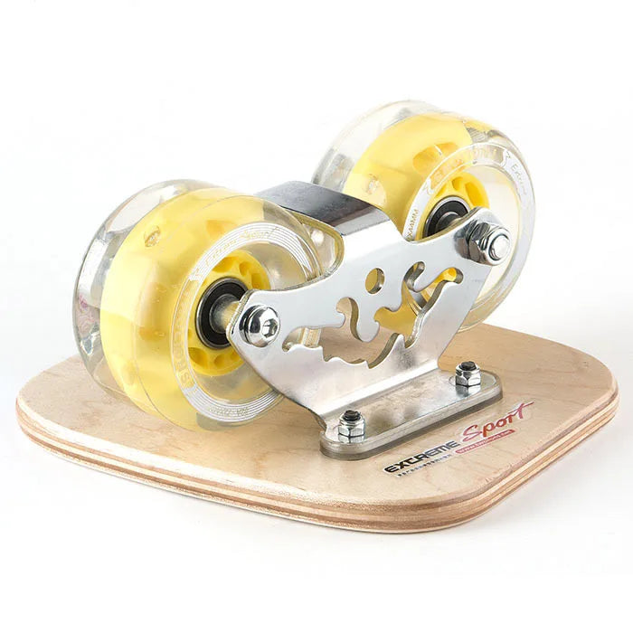 Yellow Blue Shining Wheels Mini Skateboard Teenager Square Yellow Mini Flexible Freeline Skates Drift Skates
