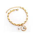 Bracelet En Acier Inoxydable 2022 Designer New Box Chain Bracelet Custom Pearl Charm Bracelet