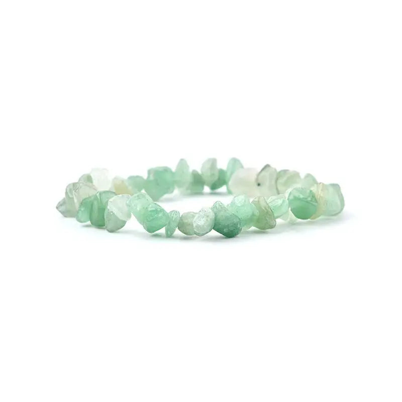 Merchant New Elastic Healing Gravel 7 Chakra Irregular Fragments Crushed Stone Bracelet