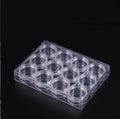 Wholesale Cheap Price 12 Pieces Per Box 3 g 5 Grams 10 ml 15g 20g square Round Empty PS clear Plastic Jar