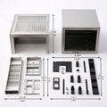 Custom Stamped Stainless Steel/Carbon Steel/Aluminum Sheet Metal Housing for ATM Manufacturing Perforated Design OEM/ODM