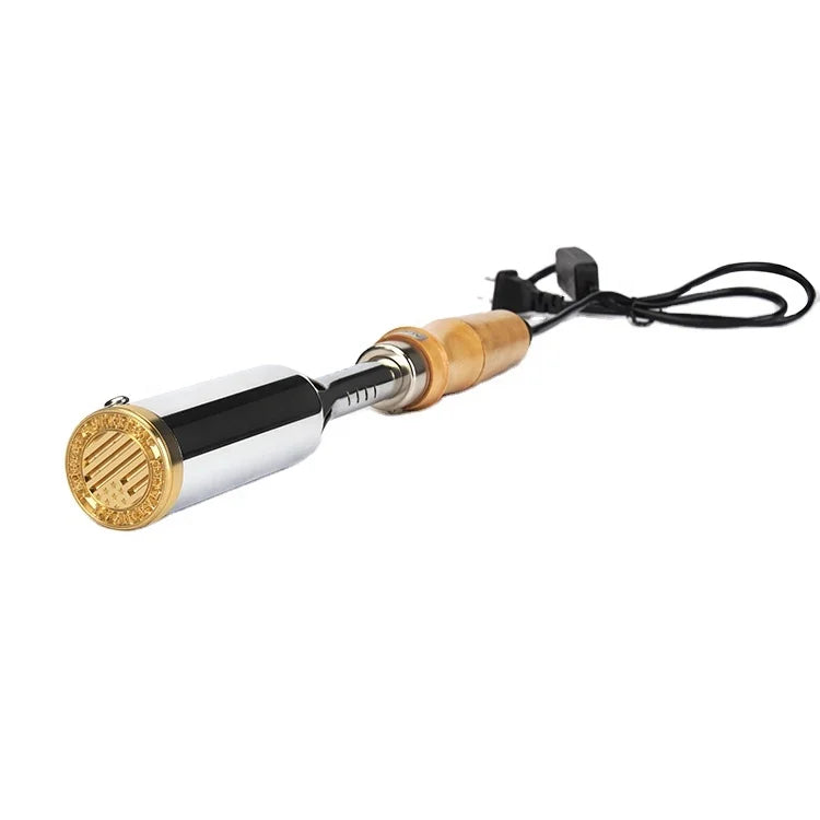 Copper Mold 220V 300W Electric Pattern Branding Iron logo Design Free Bread/Wood/Leather Hand Held Soldering Household Appliance