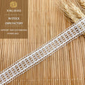 Arrival Embroidered Water Soluble Guipure Sequin Lace Fabric for Garments for Shoes and Bags