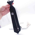 Luxury Design Fashion Tie Cute Bow Elastic Rhinestone 100% Polyester Elegant All Seasons Shirt Accessories School Necktie for