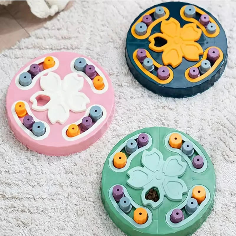 High Quality Eco-Friendly Interactive Smart Plastic Dog Tunnel Puzzle Toy Animation Style Anti-Choking Feeding Slow Food Toys