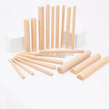 Polished Wooden Dowel Rods & Sticks High Strength Customized Color for Crafts DIY