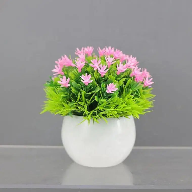 Artificial Bonsai Small Potted Plant High Simulation Graduation Gift Living Room Office Porch TV Cabinet Decoration