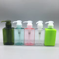 100ml PET Square Plastic Bottle with Pressure Lotion Pump for Shampoo Hand Wash Body Lotion & Perfume