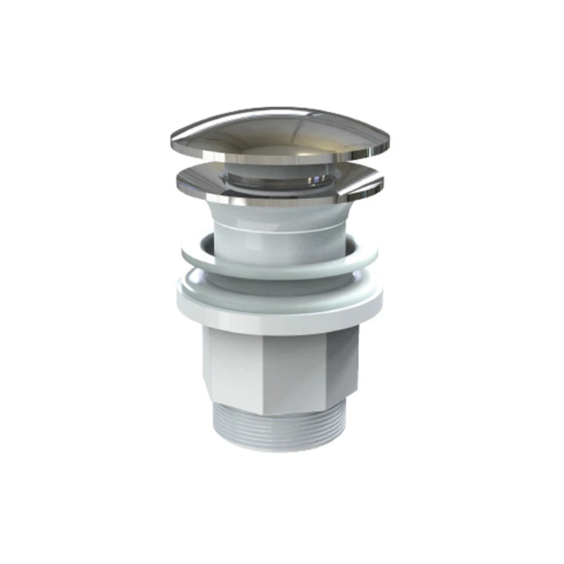 Modern Brass Pop-up Sink Drainer Chrome-Plated Basin with Floor Drain Bathroom Use Plastic Material Waste Function