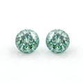 Luster Jewelry Custom Hot Sale Teal Blue Green Color Antique Jubilee Cut Loose Moissanite Diamond