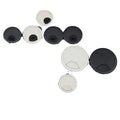 Toco Plastic Flexible Round Desk Grommet Cable Management Box for Office Bathroom & Bedroom-Easy Installation