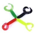 Wholesale SO105 3.5cm 1g 20pcs/bag Artificial Soft Plastic Baits Worm Shape Fishing Lures
