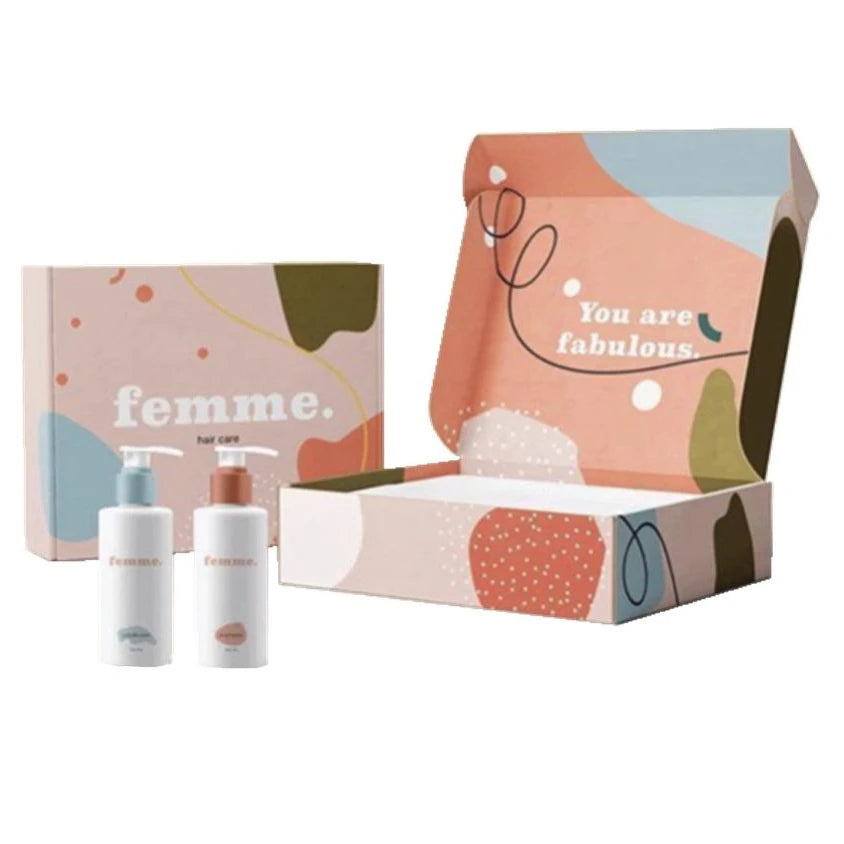 Customizable Color Folding Aircraft Corrugated Carton UV Coating for Cosmetics and Clothing Packaging with Sponge Liner