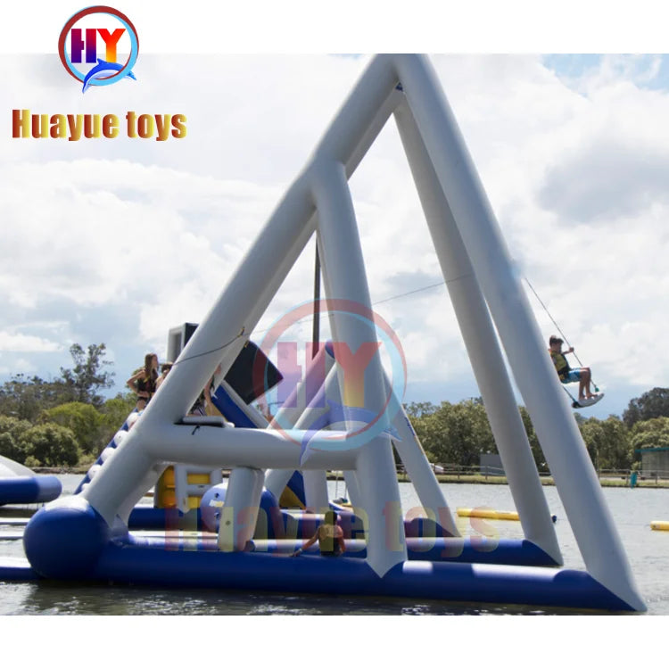 High Flying Fun Custom Seesaw Water Rocket Inflatable Water Swing